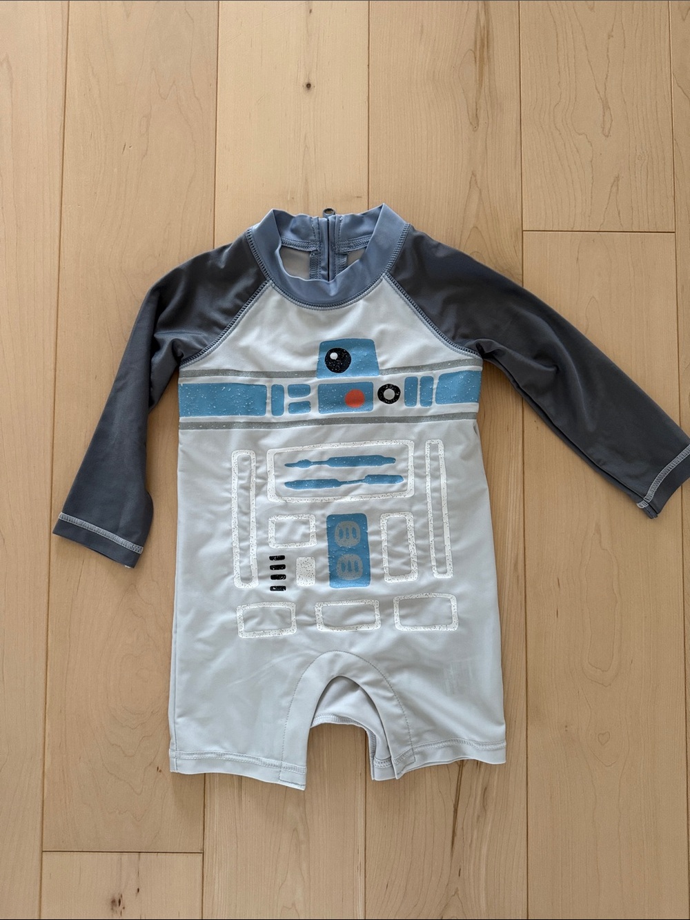 GAP Kids Swim Rashguard - White, Gray, Blue